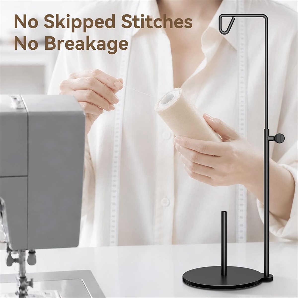 Serger Thread Cone - Soporte de hilo cónico ajustable para
