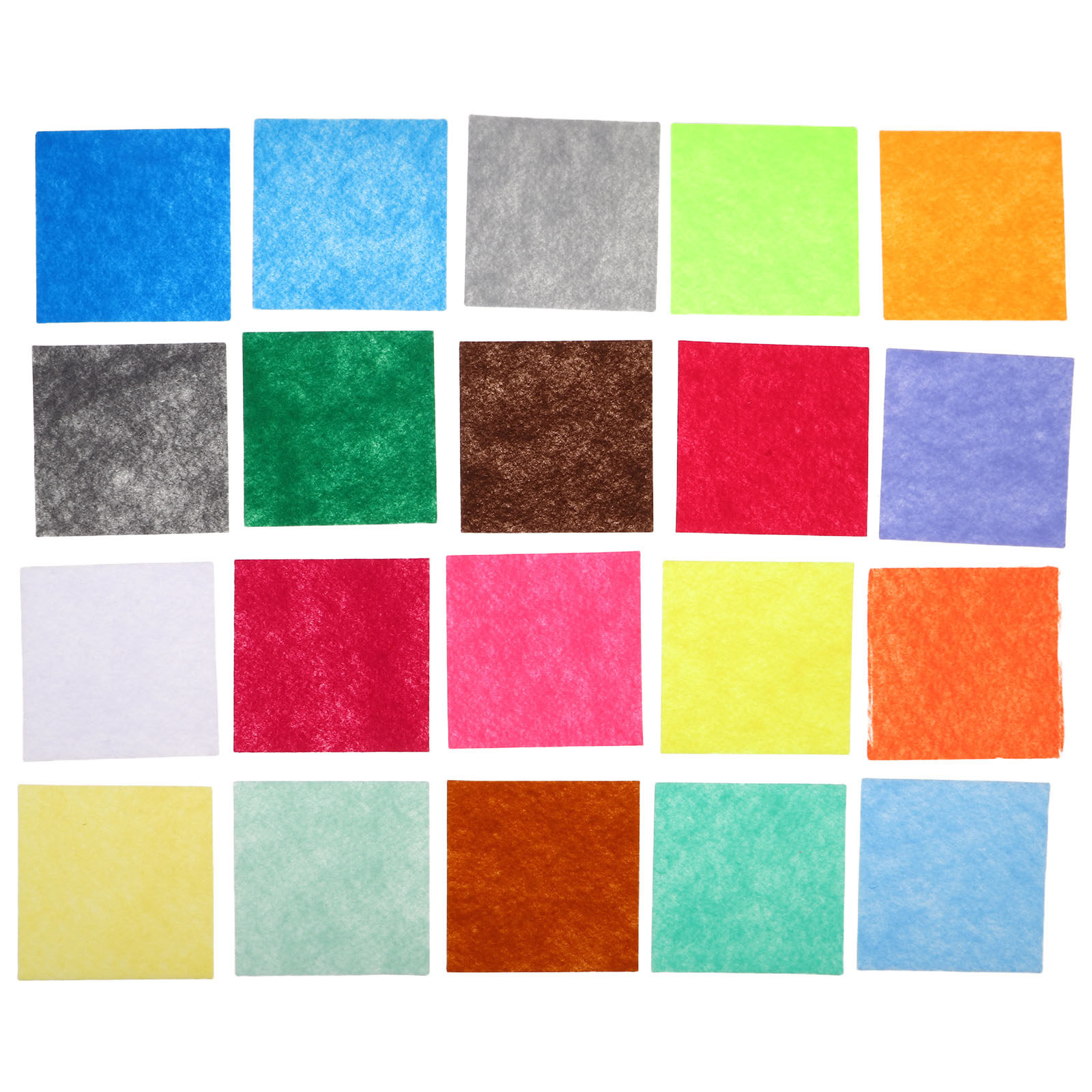Is Sewing Textile Art - 120 Piezas de Cuadrados de Fieltro