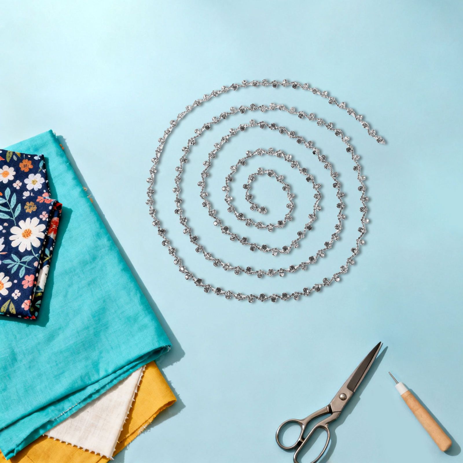 Sewing Roll - Cinta de Cadena de Diamantes de