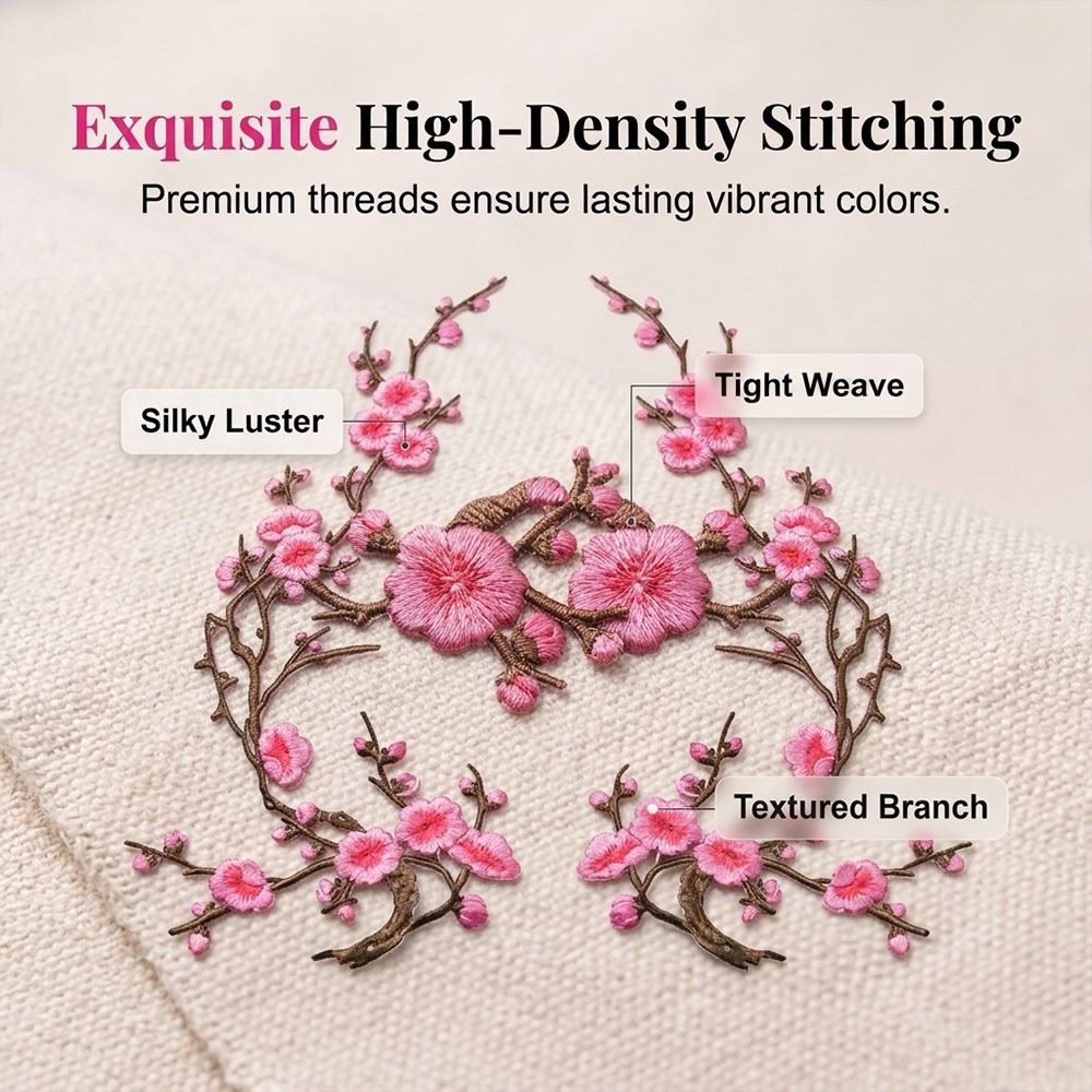 Parches Termoadhesivos de Flor - Sewing And Textile reseña y precio