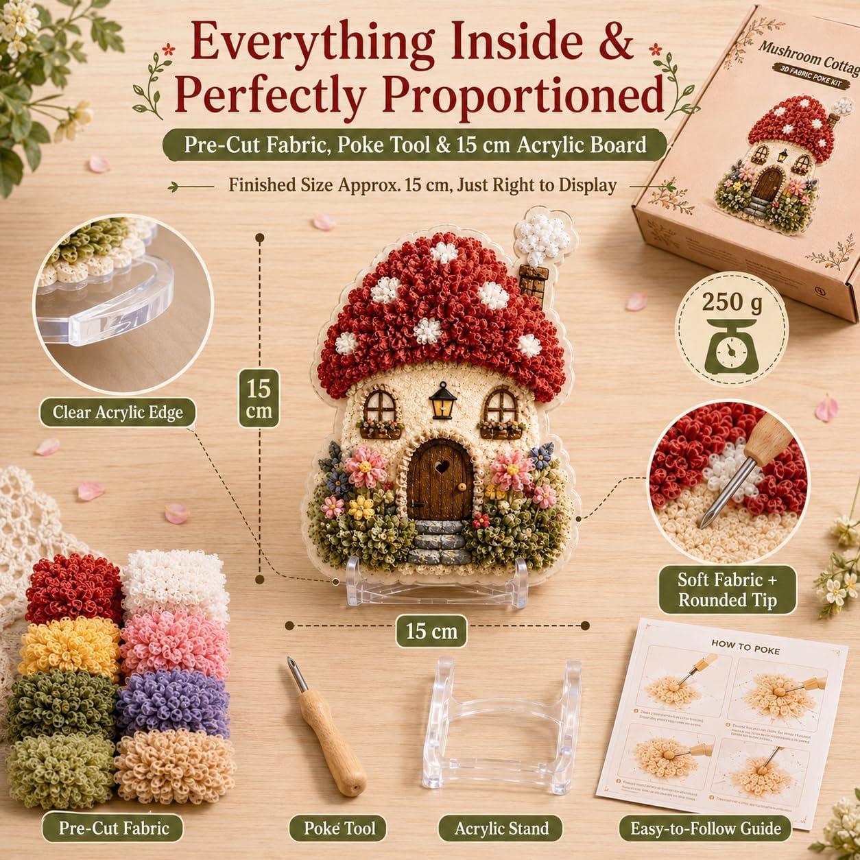 Kit de Arte Textil 3D DIY, Cas - Is Sewing Textile Art reseña y precio