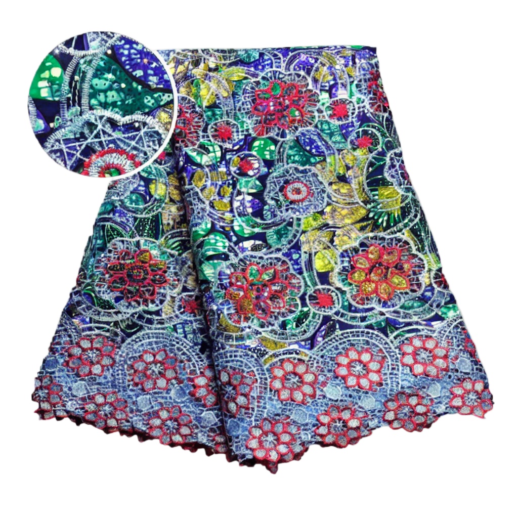Tela de encaje africana de alg - Sewing Batik reseña y precio