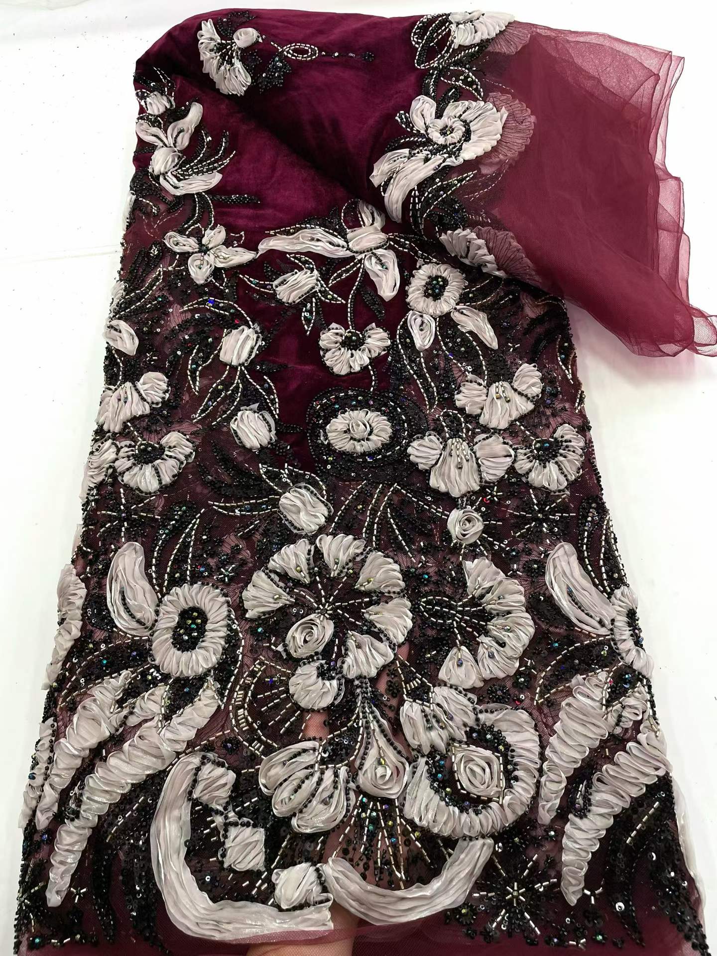 Tela de Encaje de Terciopelo c - Sewing Velvet Fabric reseña y precio