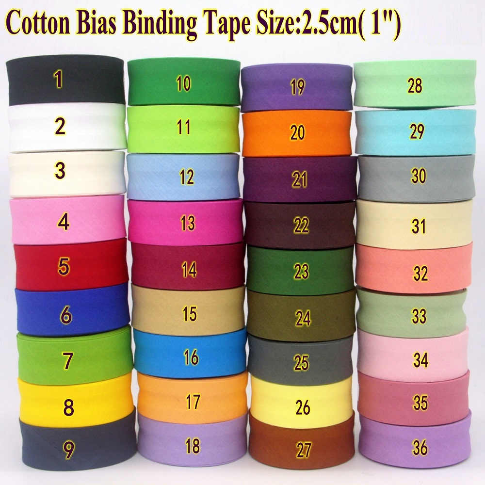 Cinta de bies de algodón dobla - Binding Tape Bias reseña y precio