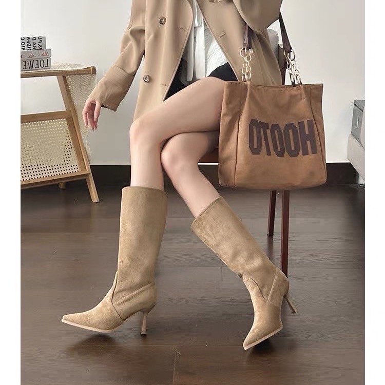 Botas modernas a media pantorr - Sewing Nylon reseña y precio