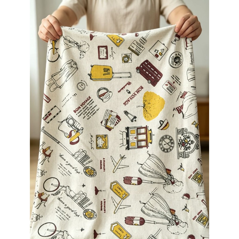 Tela de mezcla con estampado d - Sewing And Textile reseña y precio